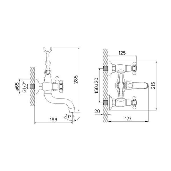 Смеситель для ванны IDDIS Sam (SAMSB02i02)
